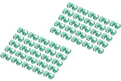 ASSMANN Colorclips F Patch Cables Green For Rj45-cable 100 Pcs (a-cc-g) (a-cc-g)