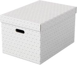 Esselte Home L Tárolódoboz - Fehér (3 db / csomag) (628286) (628286)