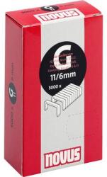 Novus Tűzőgép kapocs, 11/6 MM 5000 db (042-0527) (042-0527)