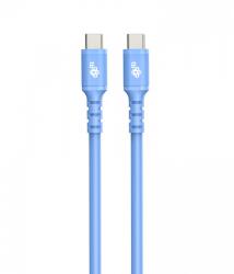 TB AKTBXKUCC2SI10N USB-C apa - USB-C apa 2.0 Adat és töltő kábel - Kék (1m) (AKTBXKUCC2SI10N) (AKTBXKUCC2SI10N)