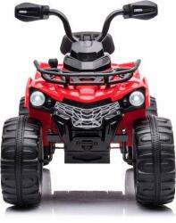 LEAN Toys JS009 12 V Elektromos Quad 9060 - 2 Darab 45 W Motorral, Gombos Indulással, Váltókarral, Piros (9060-uniw) (9060-uniw)