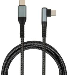 iBOX IKUTC100 USB-C apa - USB-C apa 2.0 Adat és töltő kábel 2m - Fekete (IKUTC100) (IKUTC100)
