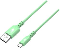 TB USB-A apa - USB-C apa 2.0 Adat és töltőkábel - Zöld (1m) (AKTBXKUCMISI10Z) (AKTBXKUCMISI10Z)