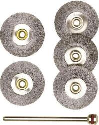 PROXXON Micromot Drótkefe Készlet - 5db-os, Acél (PR28952) (PR28952)