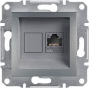 Schneider Electric Schneider EPH4700162 ASFORA acél 1xRJ45 Cat6 UTP aljzat (EPH4700162) (EPH4700162)