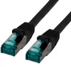 M-CAB S/FTP CAT6a Patch kábel 10m Fekete (3908) (3908)