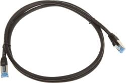 InLine 76814S hálózati kábel Fekete 1, 5 M Cat6a S/FTP (S-STP) (76814S) (76814S)
