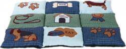 TRIXIE Fekhely több lapból álló macskás (patchwork) 80x55cm Kék/Zöld (TX-37069) (TX-37069)