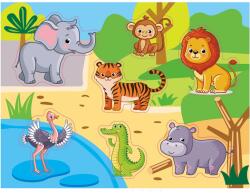 Smily Play ZOO - 7 darabos puzzle (SPW83613) (SPW83613)