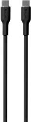 SBS Puro USB-A apa - USB-C apa Adat és töltő kábel - fekete (1, 5m) (PUUSBCICONBLK) (PUUSBCICONBLK)