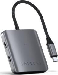 Satechi ST-H4CPDM hálózati csatlakozó USB C-típus 10000 Mbit/s Szürke (STH4CPDM [25439408]) (STH4CPDM [25439408])