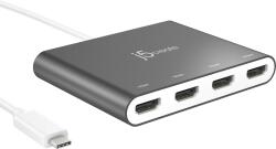 j5create Notebook Accessories video digitalizáló adapter 1920 x 1080 pixelek Ezüst (JCA366-N) (JCA366-N)