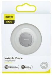 Baseus Ultra Vékony Gyűrűs Fogantyú Mobiltelefonhoz Szürke (SUYB-0S) (SUYB-0S)