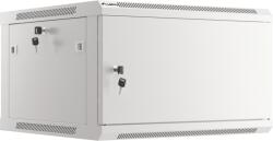 Lanberg 19" Fali rack szekrény 6U 600x600mm - Szürke (WF01-6606-00S) (WF01-6606-00S)
