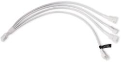 Alphacool 18729 4-Pin - 4x 4-Pin PWM Y-Splitter (Fehér) - 30cm (18729) (18729)