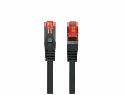 Lanberg S/FTP CAT6 Patch kábel 3m - Fekete (PCF6-10CU-0300-BK) (PCF6-10CU-0300-BK)