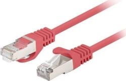Lanberg PCF6-20CC F/UTP Cat6 RJ45 Patch kábel 1m - Piros 10-es csomag (PCF6-20CC-0100-R) (PCF6-20CC-0100-R)