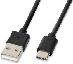 iBOX IKUMTC USB 2.0 Type-C adat- és töltőkábel 1m - Fekete (IKUMTC) (IKUMTC)