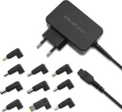 Qoltec Univerzális Notebook töltő 65W (7.4x5.0 / 5.5x3.0 / 5.5x2.5 / 5.5x1.7 / 4.5x3.0 / 4.0x1.35 / 4.0x1.7 / 7.4x5.0) (52414) (52414)