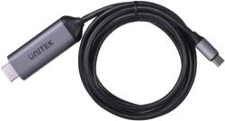 Unitek V1423B USB-C - HDMI Kábel 1.8m - Fekete (V1423B) (V1423B)