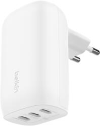 Belkin BoostCharge 3x USB Type-C Hálózati töltő - Fehér (67W) (WCC002VFWH) (WCC002VFWH)