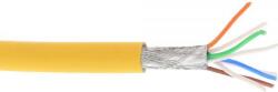 InLine 76899Y hálózati kábel Sárga 100 M Cat6a S/FTP (S-STP) (76899Y) (76899Y)
