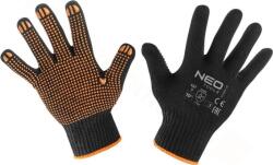 NEO TOOLS 97-620-10 Munkakesztyű, Latex Bevonatú Pamut Poliészterrel, Csúszásgátló Pöttyökkel, 2143X, 10" (97-620-10) (97-620-10)