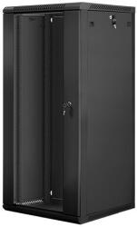 Lanberg 27U 19" fali rack szekrény 600x600mm fekete (WF01-6627-10B) (WF01-6627-10B) (WF01-6627-10B)