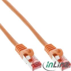 InLine 76411O hálózati kábel Narancssárga 1 M Cat6 S/FTP (S-STP) (76411O) (76411O)