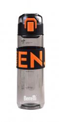 Berretti BR-0183 Sport és utazó Műanyag Kulacs 680 ml - Átlátszó / Fekete (BR-0183) (BR-0183)