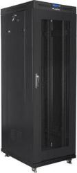 Lanberg 19" szabadon álló rack szekrény 37U/600X800 perforált ajtó, lapraszerelt, LCD kijelző, fekete V2 (FF01-6837-23BL) (FF01-6837-23BL) - xupe