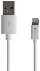 NATEC USB-A apa - Lightning apa Adat- és töltőkábel 2m - Fehér (NKA-2149) (NKA-2149)