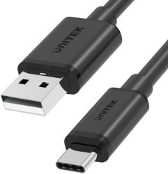Unitek Y-C480BK USB-A apa - USB-C apa 2.0 Adat és töltőkábel - Fekete (0.25m) (Y-C480BK) (Y-C480BK)