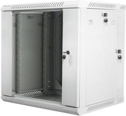 Lanberg 19" Fali rack szekrény 12U 600x600mm - Szürke (WF02-6612-10S)