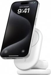 Belkin WIZ028VFWH Magsafe Töltő és Telefontartó 15W - Fehér (WIZ028VFWH) (WIZ028VFWH)