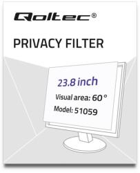 Qoltec RODO GDPR 23.8" Betekintésvédelmi monitorszűrő (51059) (51059)