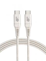 TB AKTBXKUCC310EKO USB-C apa - USB-C apa 2.0 Adat és töltőkábel - Fehér (1m) (AKTBXKUCC310EKO) (AKTBXKUCC310EKO)