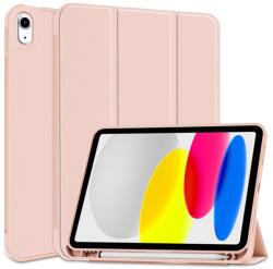 Haffner Apple iPad 10.9 (2022) tablet tok (Smart Case) on/off funkcióval, Apple Pencil tartóval - pink (ECO csomagolás) (FN0468) (FN0468)