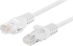 Lanberg PCU6-20CC U/UTP Cat6 RJ45 Patch kábel 1m - Fehér 10-es csomag (PCU6-20CC-0100-W) (PCU6-20CC-0100-W)