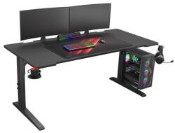 NATEC Genesis Holm Modular 160 RGB Gamer asztal 160 x 75 x 70-90 cm - Fekete (NDS-2250) (NDS-2250)