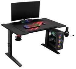 NATEC Genesis Holm Modular 120 RGB Gamer asztal 180 x 120 x 90 cm - Fekete (NDS-2248) (NDS-2248)