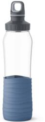 emsa KW DRINK2GO N31002 Napi használatra 700 ml Üveg Kék, Átlátszó (N3100200) (N3100200)