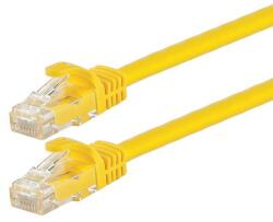 Lanberg U/UTP Cat6 RJ45 Patch Kábel 1.5m 10db - Sárga (PCU6-20CC-0150-Y) (PCU6-20CC-0150-Y)
