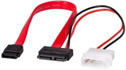 Akyga AK-CA-45 SATA adat + táp - SATA + Molex kábel 0.15m (AK-CA-45) (AK-CA-45)