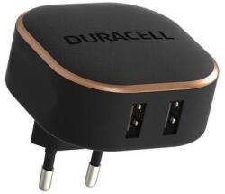 Duracell 2xUSB-A hálózati töltő 17W fekete (DRACUSB14-EU) (DRACUSB14-EU) (DRACUSB14-EU)