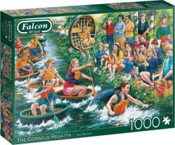 Jumbo Falcon de luxe The Coracle Regatta 1000 pcs Kirakós játék 1000 db Emberek (456772) (456772)