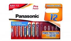 Panasonic 1.5V Alkáli AAA ceruza elem Pro power (12db / csomag) (LR03PPG/12HH) (LR03PPG/12HH) (LR03PPG/12HH)