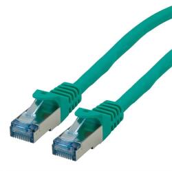Roline S/FTP, CAT6a, LSOH, patch kábel 15m zöld (21.15. 2838-30) (21.15. 2838-30) (21.15.2838-30)