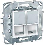 Schneider Electric Schneider MGU50.6161. 18Z Unica univerzális fehér 2xRJ45 adapter (MGU50.6161. 18Z) (MGU50.6161.18Z)