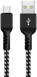Maclean MCE471 USB-A apa - USB-c apa Adat és Töltőkábel - Fekete (1m) (MCE471) (MCE471)